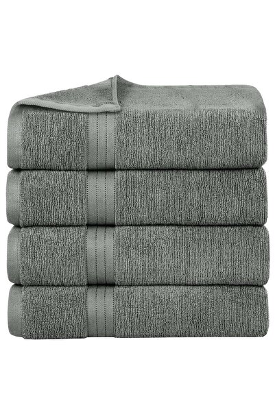 Bliss Casa Bath Towel Set 70x140 cm (4 Pack) - 550 GSM 100% Cotton Quick Dryi...