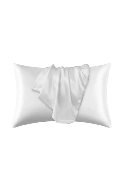 Choice9 50cmx66cm white 100% Natural Mulberry Silk Pillow Case Real Silk Prot...