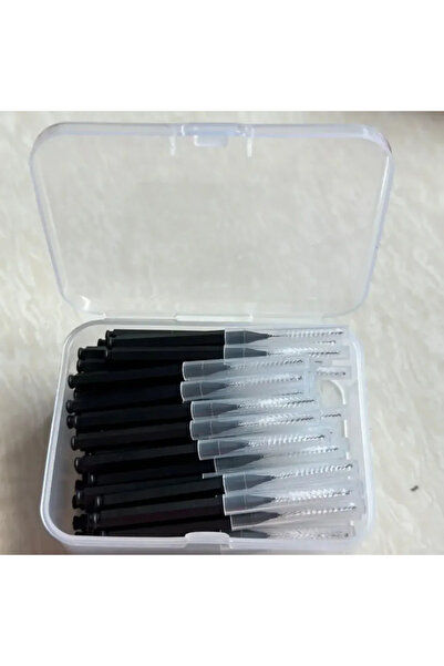 Choice1 80pcs 0.7 mm black 80/160 Pcs/Box I-type push pull interdental brush ...
