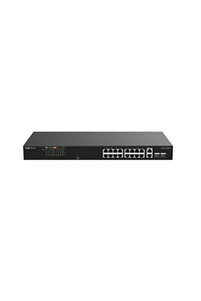 RUIJIE Reyee Rg-Es118Fgs-Lp 18 Port, 16 Port Megabit Poe, 120W, 2 Port Gigabi...