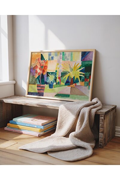 Pegziz Pictură August Macke: Grădina Lacului Thun |   Decor de perete înrămat...