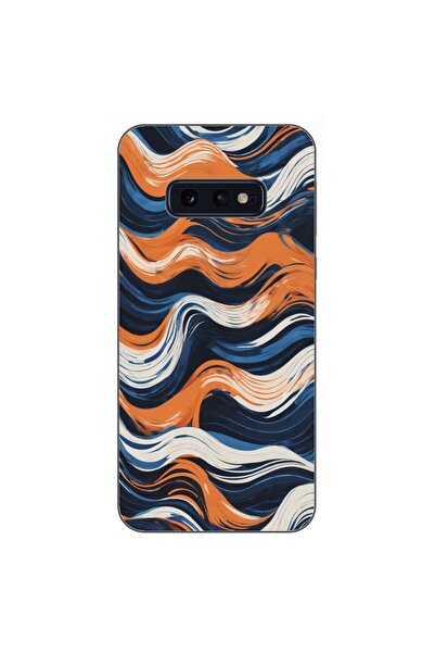 OEM Husa compatibila cu Samsung Galaxy S10e Silicon Gel Tpu Model Abstract Cr...
