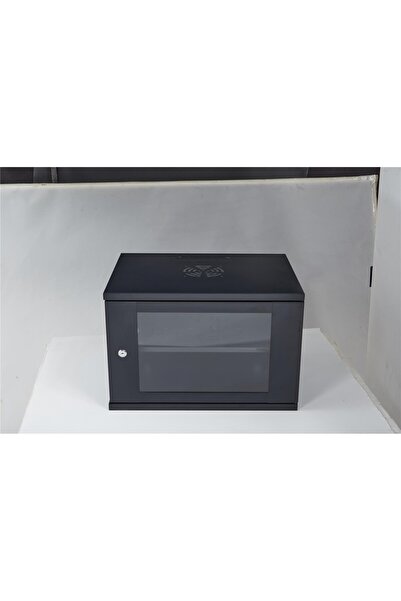 AREY TEKNOLOJİ Racksan SE-6409S 9U خزانة مثبتة على الحائط (450-530-400) رف + ...