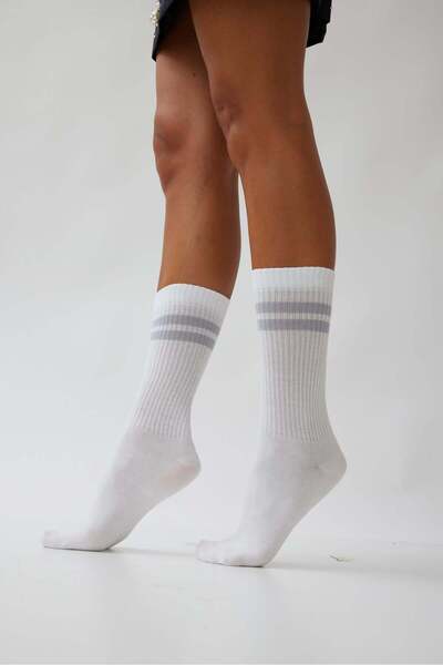 Katia&Bony Striped Socks Gray