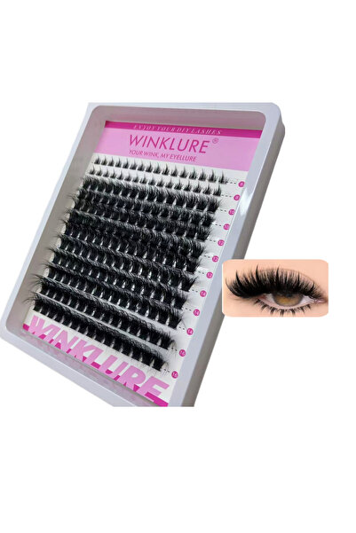 choice2 مجموعة رموش وينكلور 120D مع تكتلات رموش ناعمة ومسننة، رموش DIY منحنية...