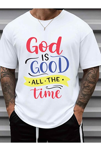 NOURAM قميص أبيض 100% |   God Is Good، من Comfort Colors، ستايل هيب هوب ستريت...