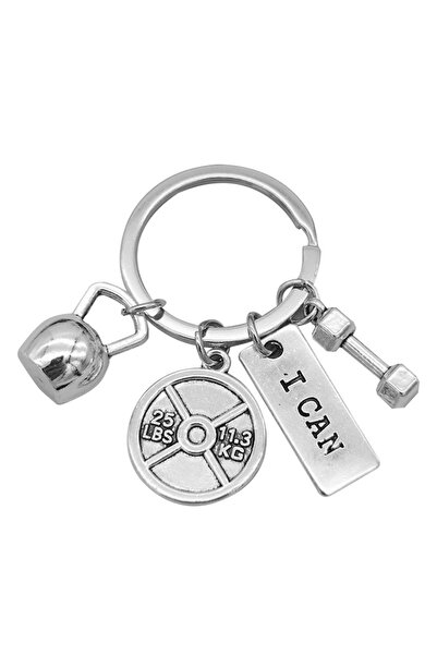 choice2 A Strength Sports Barbell Dumbbell Charm Weight Fitness With Words Gy...