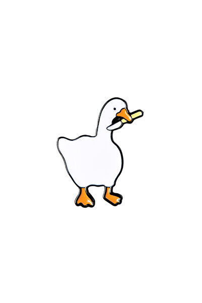 Choice XZ2914 دبوس مينا Honk Honk مخصص دبوس بروش Naughty Goose دبوس ياقة حقيب...