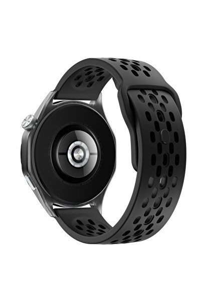 Choice71 20mm Width Band Black 18 20mm 22mm Sport Silicone Strap For Forerunn...