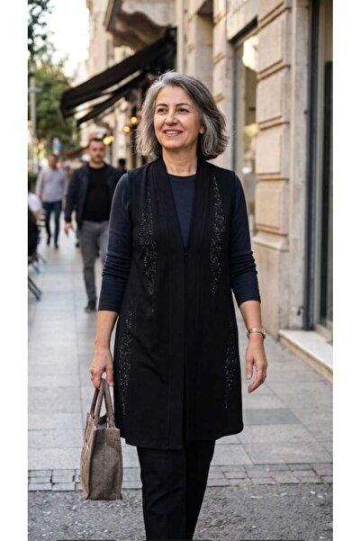 güncüoğlu Length 100cm Stone Printed Combed Cotton Vest