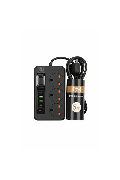 China 2500W Power Distribution Board &nbsp;   3 Sockets + 3 USB + Type-C with...