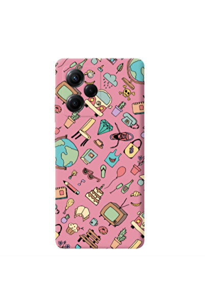 Other Xiaomi Poco X5 Pro Mixed up Pink Colored Silicone TPU Θήκη