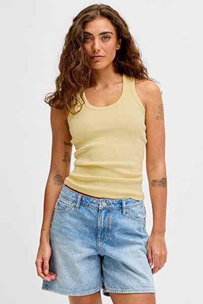 Jack & Jones Γυναικείο αμάνικο τοπ με λαιμόκοψη U - Frida