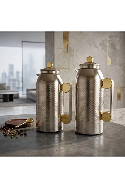 Al Hadaya Mall Trumus Stainless Steel Luxury Design Silver & Gold Color 1 + 1...