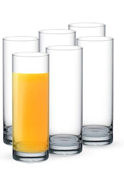 The Bros New York Hi Ball Glass, Set Of 6, Clear, 340 Ml, B07812, Mocktail Gl...