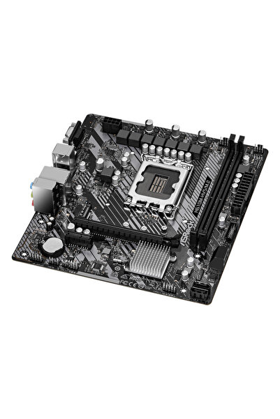 ASROCK μητρική H610M-HVS/M.2 R2.0, 2x DDR4, s1700, USB 3.2 Gen1, mATX