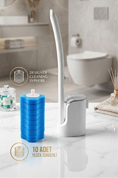 LeylArt Modern Design Smart Disposable Toilet Cleaning Set - Hygienic Cleanin...