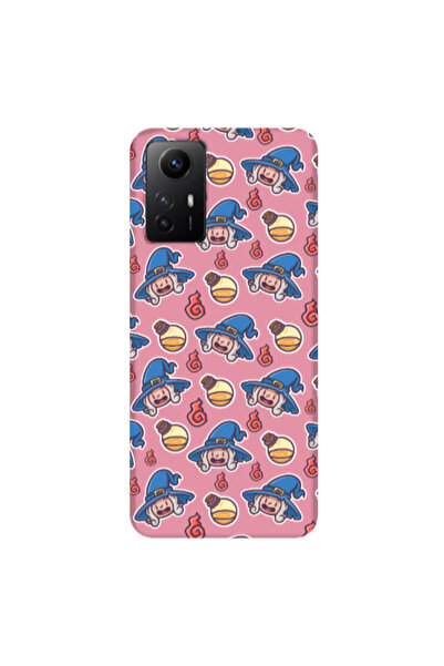 Other Xiaomi Redmi Note 12s Sweet Witch Pink Colored Silicone TPU Θήκη