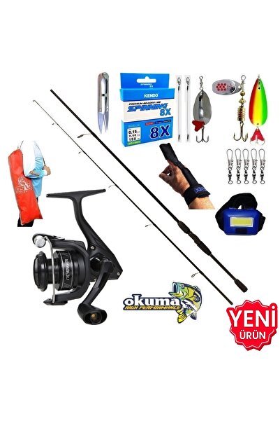 Okuma Revenger Rv-3000A 270cm 20-40gr Double Black Turna Spin Olta Takımı Seti