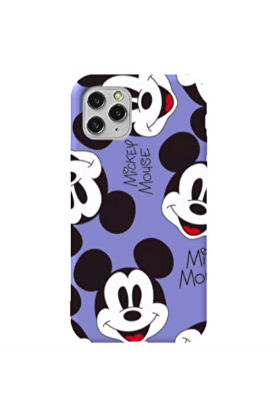 Other Apple iPhone 11 Pro Mickey Mouse Purple Colored Silicone TPU Θήκη