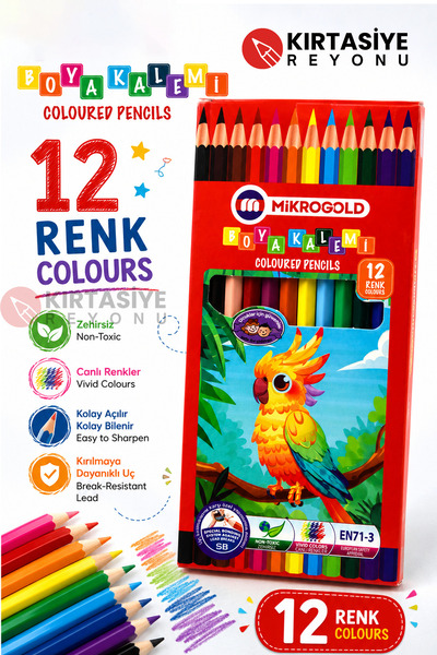 Kids Like 12 Colors Full Size Long Dry Paint
