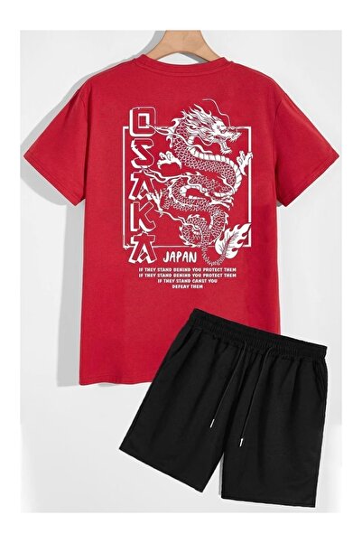 ZEMLİYA Sara Unisex Oversize Shorts Set Short Sleeve T-Shirt Comfortable Fit ...