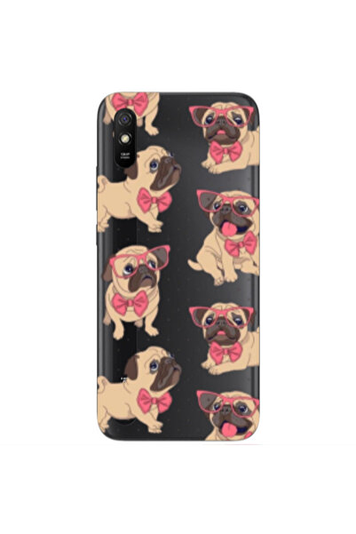 Other Xiaomi Redmi 9A Dog Spectacled Transparent Silicone TPU Θήκη