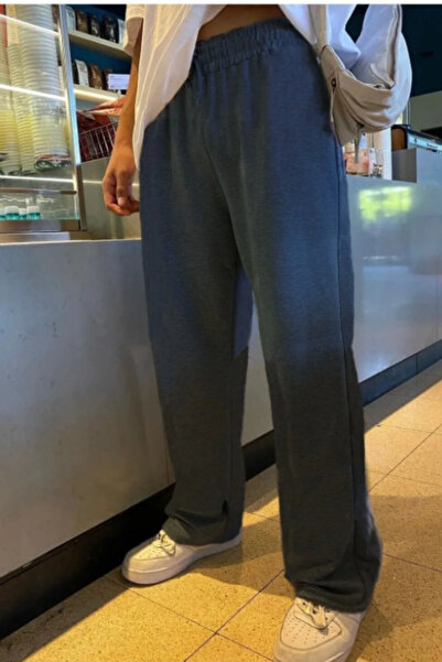 STRAVON Men's Smoked Baggy Fit Relaxed Cut Wide Leg 2 Thread Sweatpants