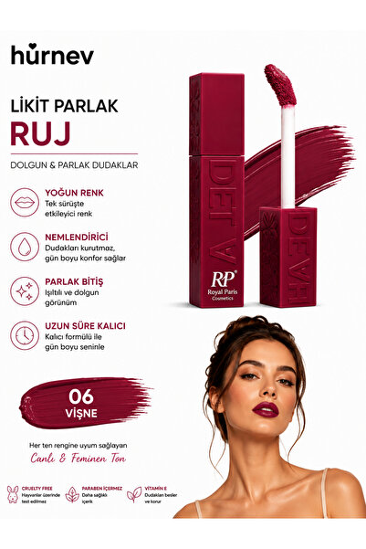 Genel Markalar HÜRNEW likit lipglos ruj 06 vişne