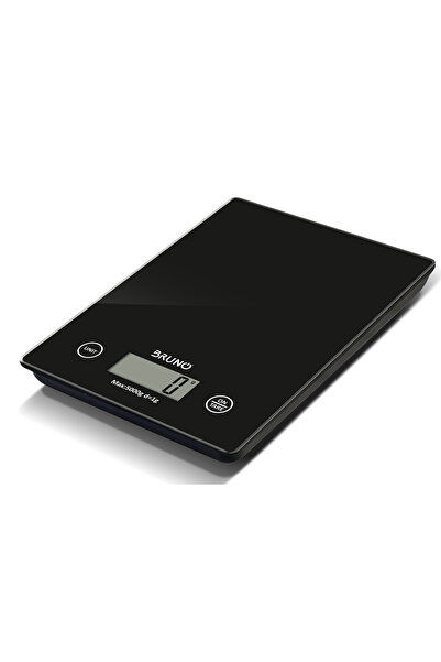 Bruno ψηφιακή ζυγαριά κουζίνας BRN-0208, 1gr/5kg, Scale in Black