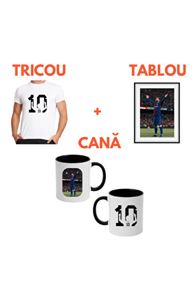 Giftit Pachet cadou de celebrare Lionel Messi – Tricou + Cană + Tablou