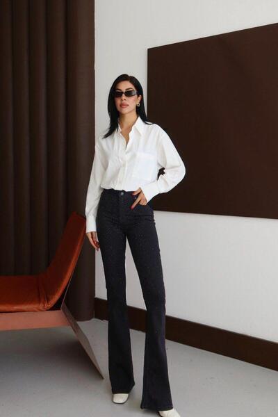 LACARINO 7578 Flare Women's Jean Pants
