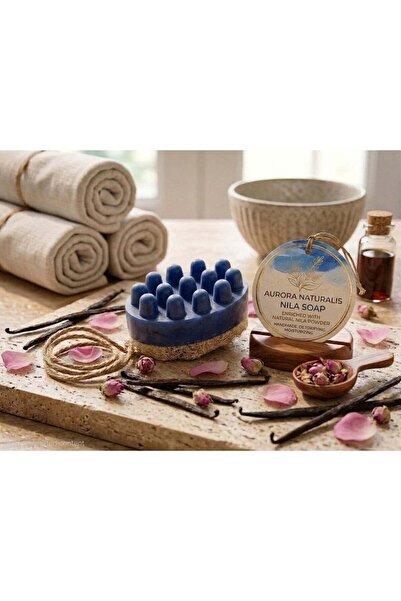 aurora naturalis 100% Natural Handmade Nila Massage Soap & Vanilla Massage So...