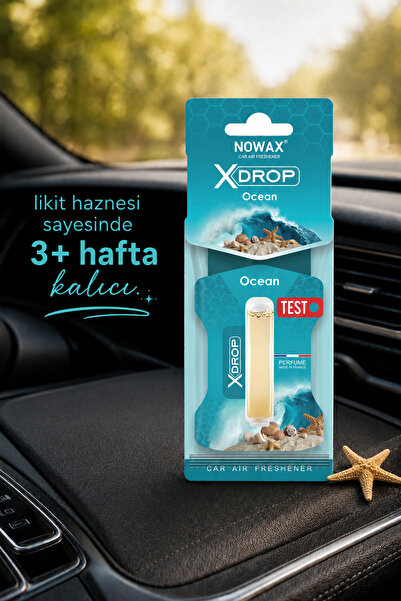 nowax X-Drop Ocean Aromalı Oto Kokusu | Araba Kokusu | Kalıcı Koku
