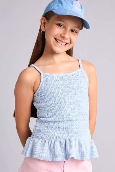 DeFacto Crew Neck Athlete Girls' Top H7259A826Hs