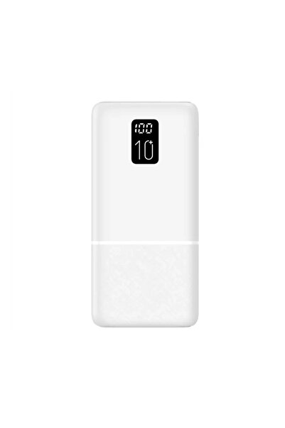 LOGIA P10 LCDW 10000 mAh Powerbak Beyaz, Hızlı Şarj, Yüksek Kapasite, Taşınab...