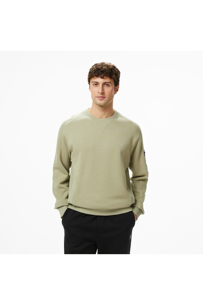 BOSS Mixed Erkek Yeşil Sweatshirt