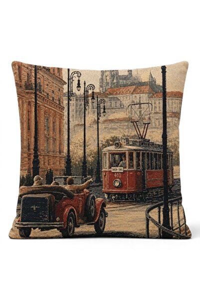 Melih AKSU Goblen Kırlent Pillow Case 43X43 cm Decorative Pillow Case (Withou...