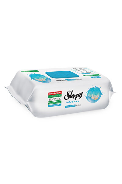 Sleepy Surface Cleaning Towel Ocean 100Pcs (Pack of 2)
