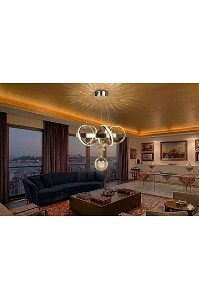 SEBA AYDINLATMA LED AVİZE KUZEY TEK TOPLU DIAMOND SERİ