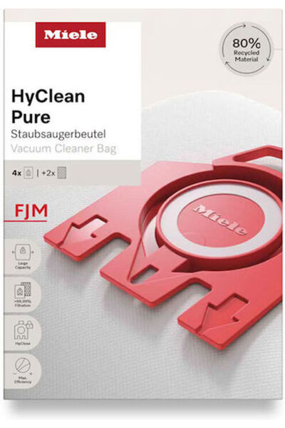 Miele Σακούλες ηλεκτρικής σκούπας Fjm Hyclean 5 τεμάχια Συμβατές με ηλεκτρική...
