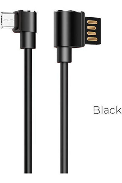 hoco. Hoco U37 1.2μ Γωνιακό (90°) ° Κανονικό καλώδιο USB 2.0 σε micro USB (HC...