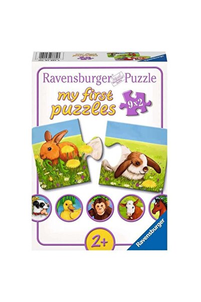RAVENSBURGER Puzzle animale adorabile 9x2 piese