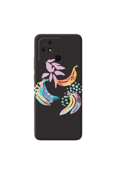 Other Xiaomi Redmi 10C Banana Black Colored Silicone TPU Θήκη