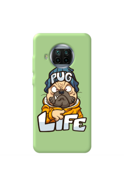 Other Xiaomi Mi 10T Lite Pug Life 2 Light Green Colored Silicone TPU Θήκη