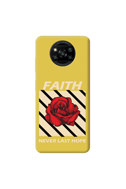 Other Xiaomi Poco X3 Pro Faith Never Last Hope Yellow Colored Silicone TPU Θήκη
