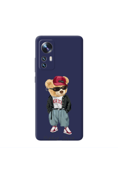 Other Xiaomi Mi 12 Pro Hip hop style Dark blue Colored Silicone TPU Θήκη