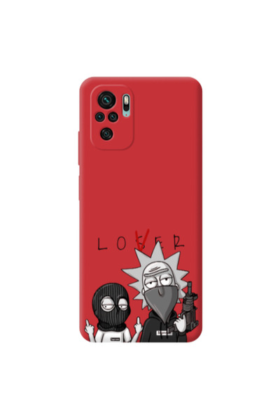 Other Xiaomi Redmi Note 10S Rick Loser Red Colored Silicone TPU Θήκη