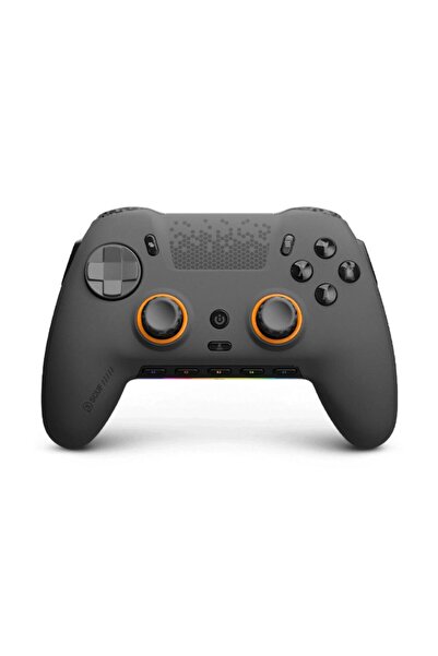 SCUF Controler wireless EVISION PRO pentru PC, USB-C, mufă jack de 3,5 mm, gri