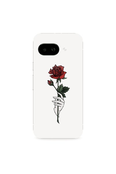 Other Google PIXEL 9A Rose in hand Transparent Silicone TPU Θήκη